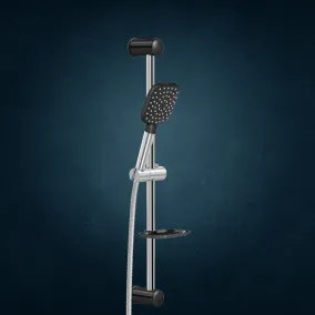 Dušas komplekts Valtemo Aqua Chrome Black, VS-6150
