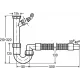 Virtuves izlietnes sifons Viega 1 1/2x50/40, 101633