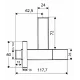 Stūra ventīlis SCHELL Quad 1/2 x 3/8(10), hromēts 053620699